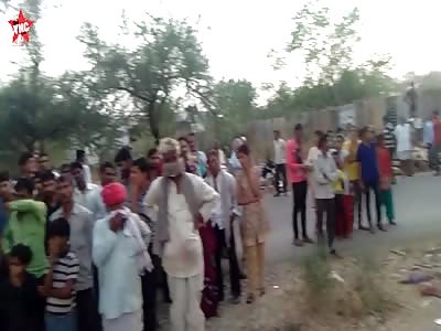 an old man was recovered in an old well built outside the village. Mahendra Singh