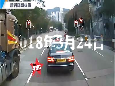 woman killed on the zebra crossing just meters away were another woman died 2-3 weeks before in Hong Kong 