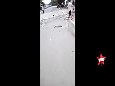 man killed   on the provincial highway S352 line 36KM+290M (Liantang Bridge in Maqin Town)