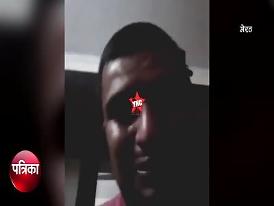 Youth committed suicide due to love affair on facebook live  [bluured] @2:16 in Meerut