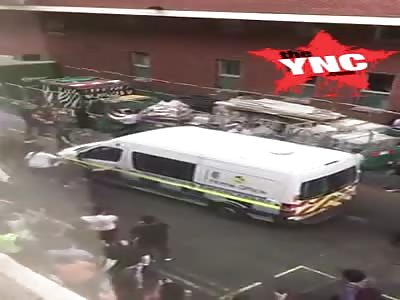 England Immigration Runs over refugee Lady