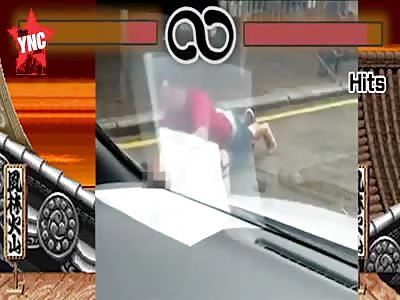 a fight in hong kong