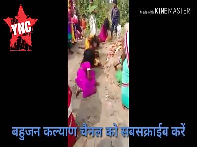 Hindi women possessed by Kali, Durga, Draupadi and Mariamman hindu goddess