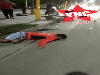 motorcyclist suffered serious injuries after being hit by a car in PalpalÃ¡,Argentina