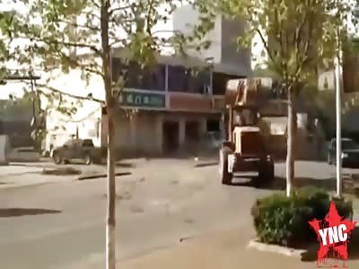 [full 2 angels ] Excavator vs. excavator fight to the death