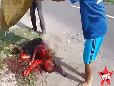 man killed with a machete in Bangoan Village, Kedungwaru, Tulungagung