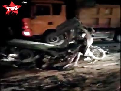 man with bad burns after accident