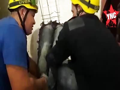 wtf drunk Ukrainian spent 12 hours spent in a ventilation shaft 