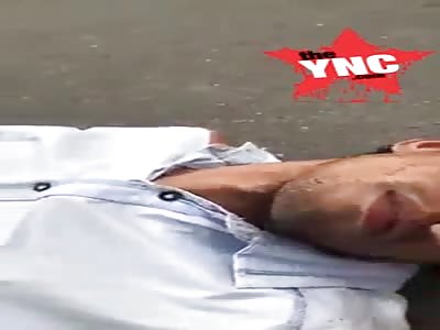 youth has convulsions after a accident in Cambodia 