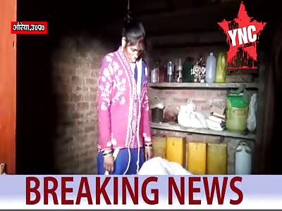 in Auraiya district a woman hangs her self due to her husbands bad reputation
