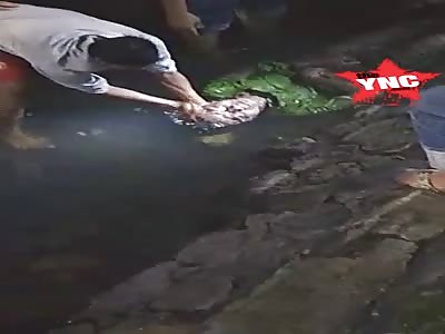 villagers find a dead man  near the jepara square