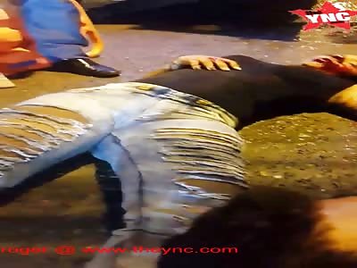 a woman suffering and in pain after a accident in Ecuador