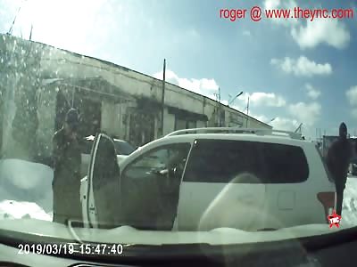 thugs with ak47 failed to hand cuff a man in Sakhalin Oblast @0:50 mar