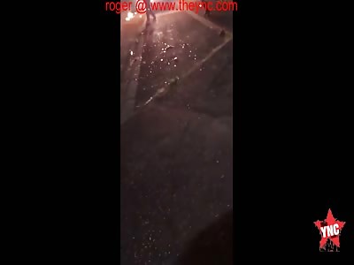 brexit Northern Ireland riots  petrol bombs thrown at police vans 