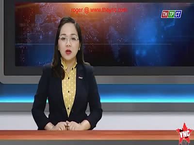 a cursed zebra crossing in Vietnam