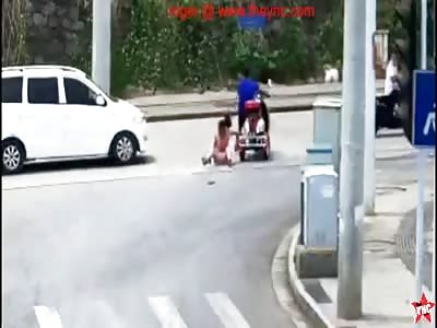 zebra crossing accident in Guizhou