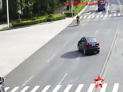 mr Wei was hit by a car in Hubei