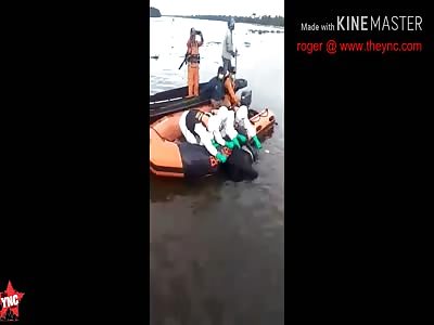 the retrieval of a dead body in Banjarmasin