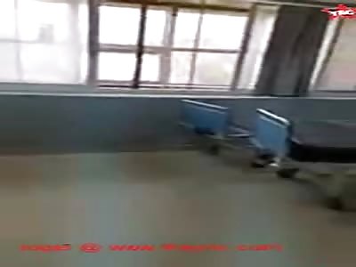 85 year old Coronavirus corpse left next to alive patients at  a government hospital in Egypt