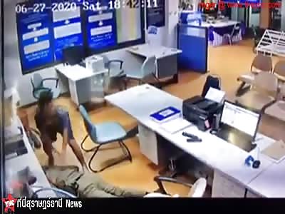 man has a sleep deprivation panic attack in Thailand