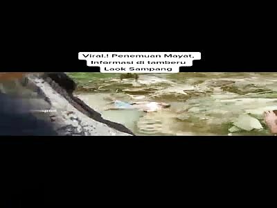 The discovery of a dead body in Sampang Regency