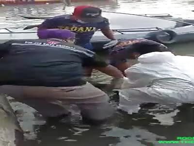 The discovery of the dead body of 23 year old M Agus Rozak in Pasuruan City