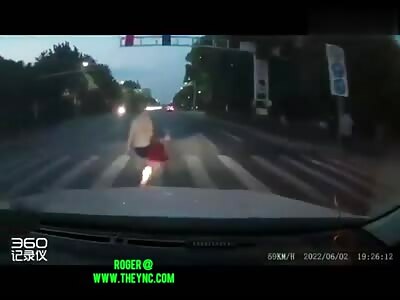 zebra crossing Accident in Wuhu