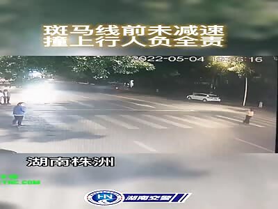 Zebra crossing Accident in Lusong District