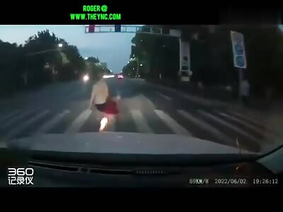 Zebra crossing Accident in Wuhu