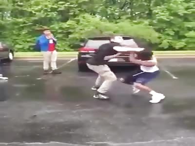 White boy puts  back in his hole