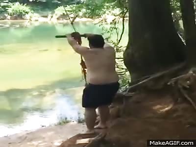 Rope Swing Fail