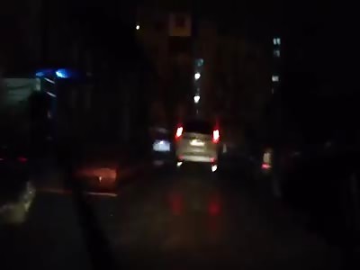 Resistance to police officers in Vladikavkaz