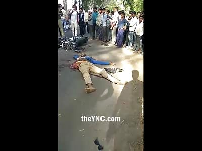 Dangerous Accident Motorcyclist died 