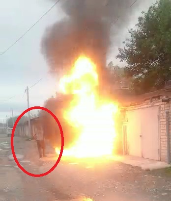Man gets Burned when Gas Explodes in his Garage