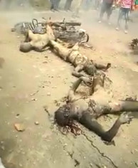 Barbecue from India: Calcined bodies after Horrific accident