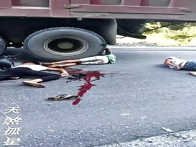 Another biker accident in China