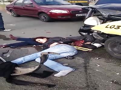  Fatal Accident: Cop Loses Control Of His Car , Kills Pedestrians