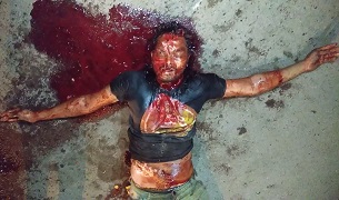 Bloody Murder Scene: Man Savagely Hacked to Death