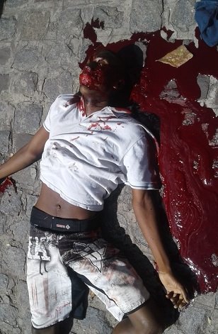 Bloody Crime Scene .