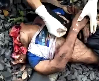 Another Death In Pieces on The Train Tracks