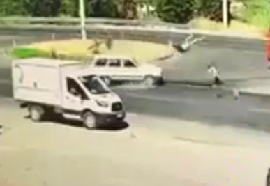 Female Biker is Flipped Like a Rag Doll 