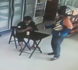 it's with a HELMET...