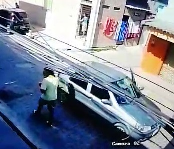 CCTV Murder of Retired Officer of the Civil Police of Pernambuco, Brazil