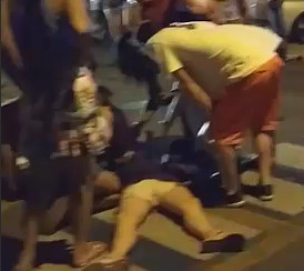 Three Girl run over by Drunk Driver in Brazil