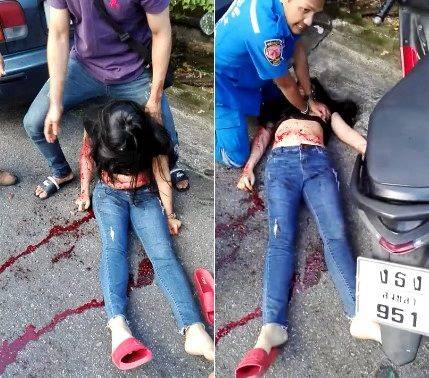 Trying to Revive the Bloody Dying Girl