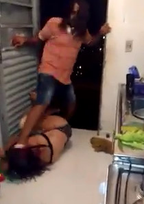 Female Beaten and Headkicked by Husband for Having Affair with another Married Man