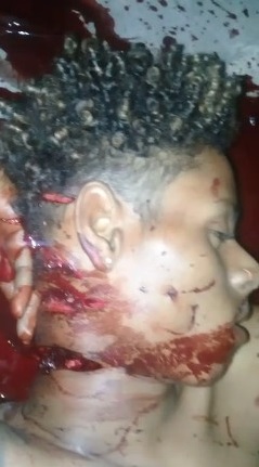 Bloody Homicide Scene .