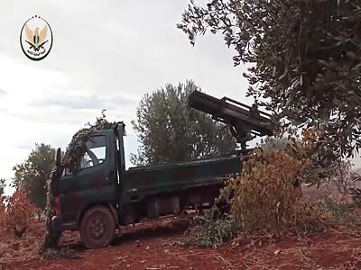 National Beat Liberation || Assad gangs targeted with Grad rockets on 