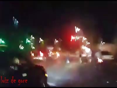 Motorcycle accident, woman with shattered leg