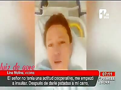 man runs over woman while arguing